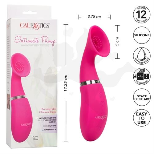 Masajeador vaginal intimate pump con carga USB