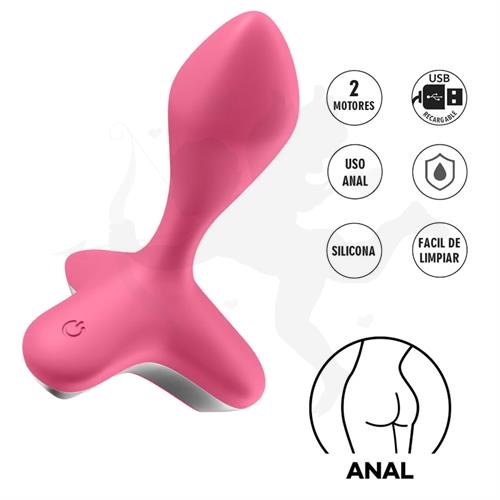 Game Changer dilatador anal con vibracion y carga USB